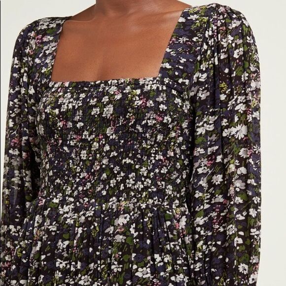 Ganni Georgette Floral Maxi Dress - 36 - Picture 2 of 10